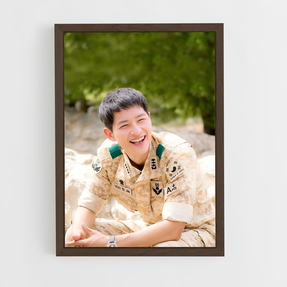 ap-song joong-ki-4 cadre Bois foncé