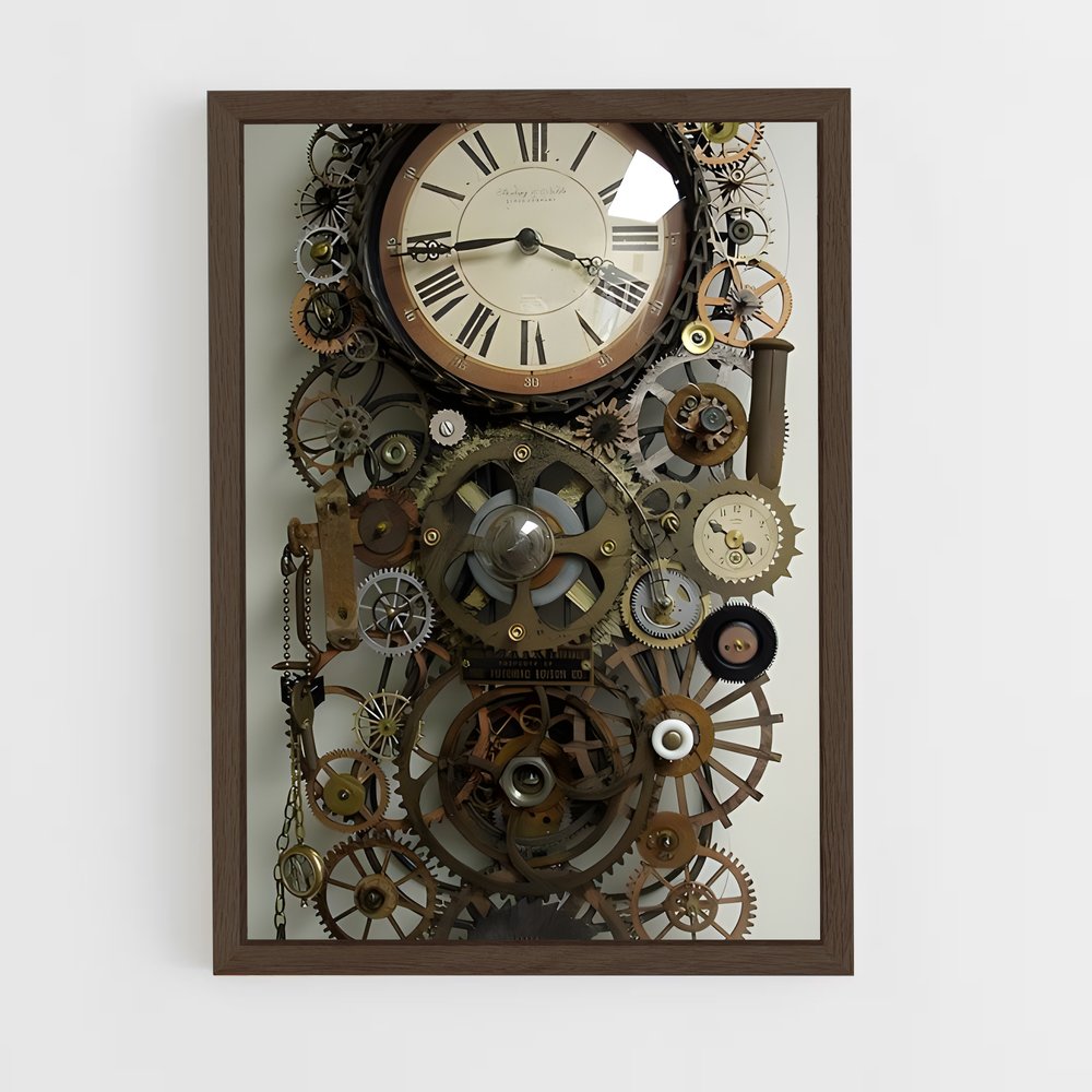 ap-steampunk-1 cadre Bois foncé