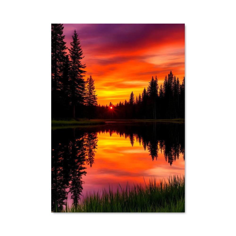 Poster Réveil du Lac