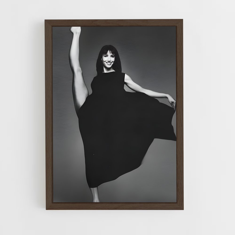 ap-sylvie guillem-2 cadre Bois foncé