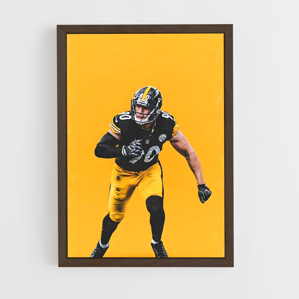 ap-t.j. watt-6 cadre Bois foncé