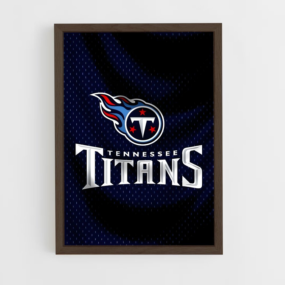 ap-tennessee titans-6 cadre Bois foncé