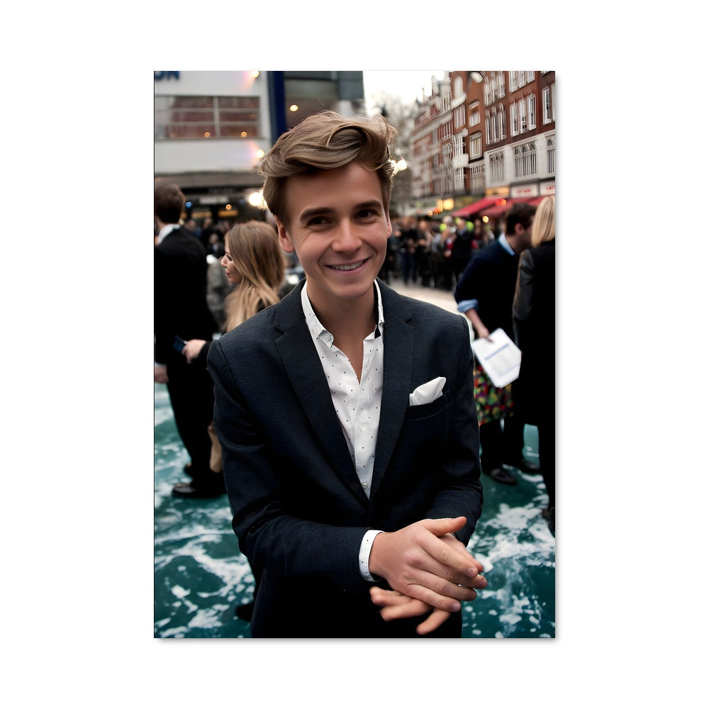 Poster Élégance sur Tapis Vert
