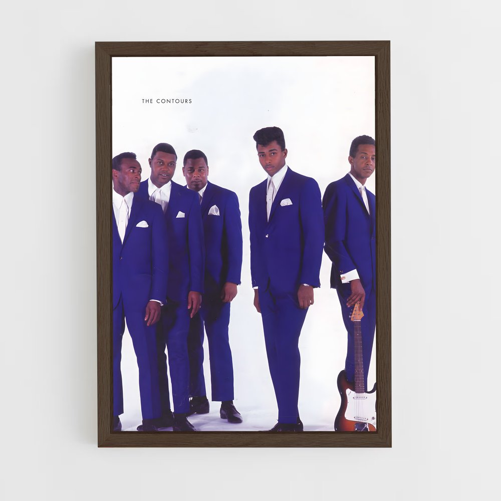 ap-the contours-1 cadre Bois foncé