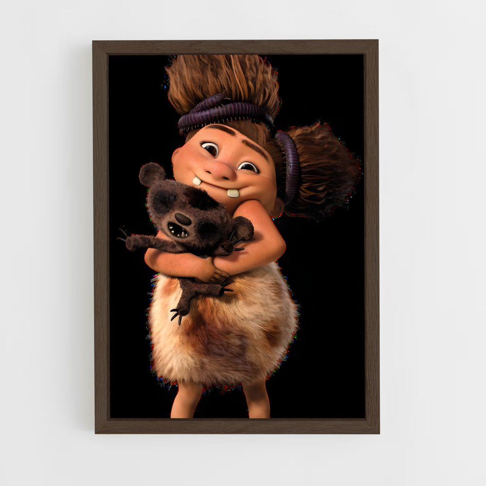 ap-the croods-3 cadre Bois foncé