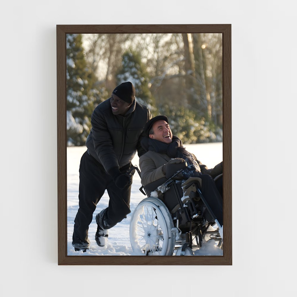 ap-the intouchables-6 cadre Bois foncé