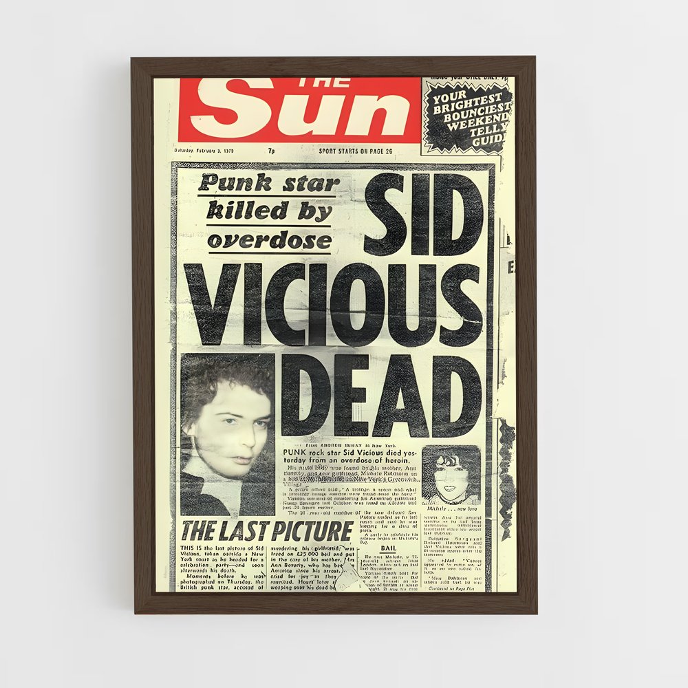 ap-the sun-1 cadre Bois foncé