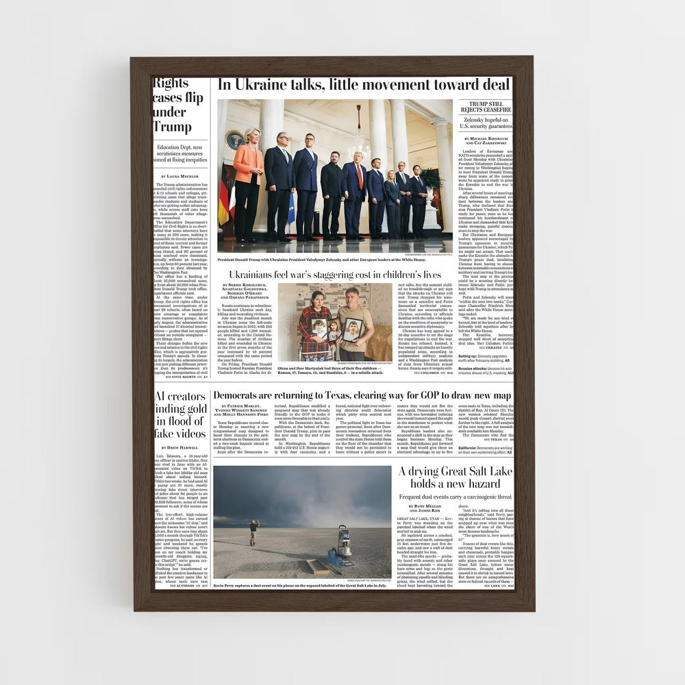 ap-the times-2 cadre Bois foncé