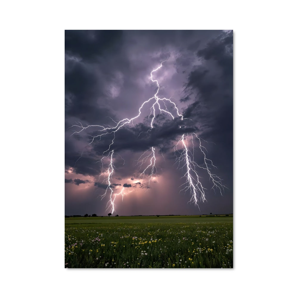 Poster Éclairs en Furie