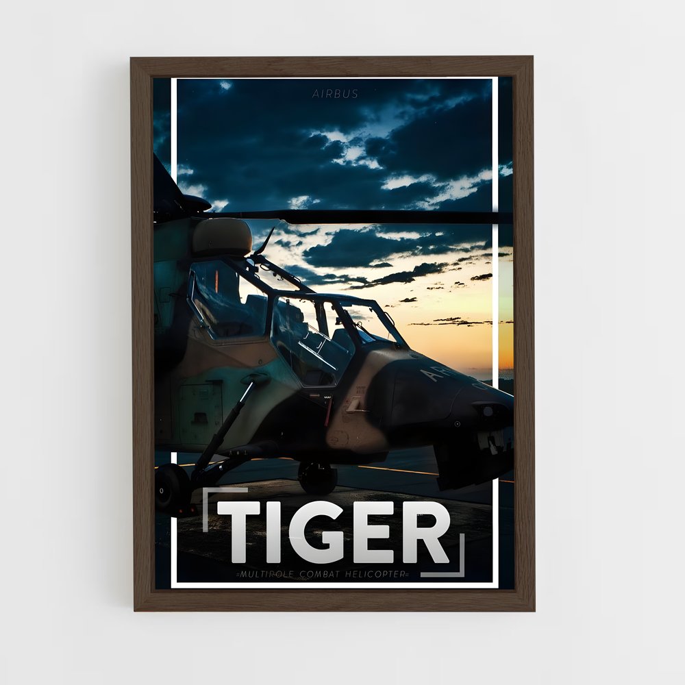 ap-tiger eurocopter-3 cadre Bois foncé
