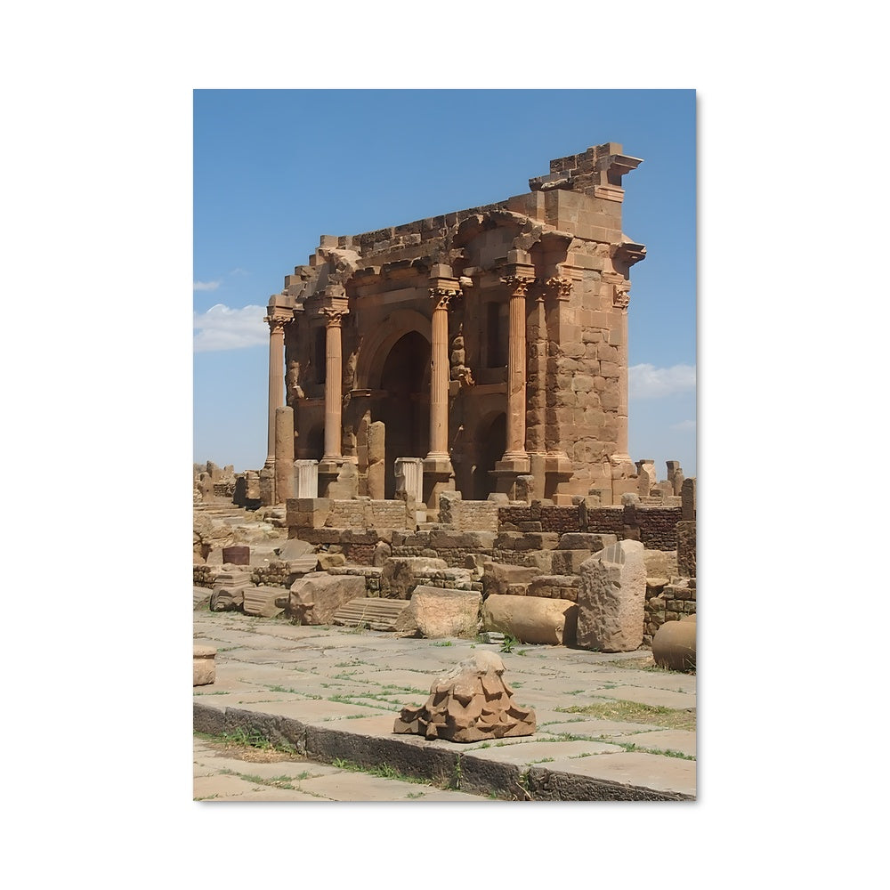 Poster Timgad roman ruins 85900