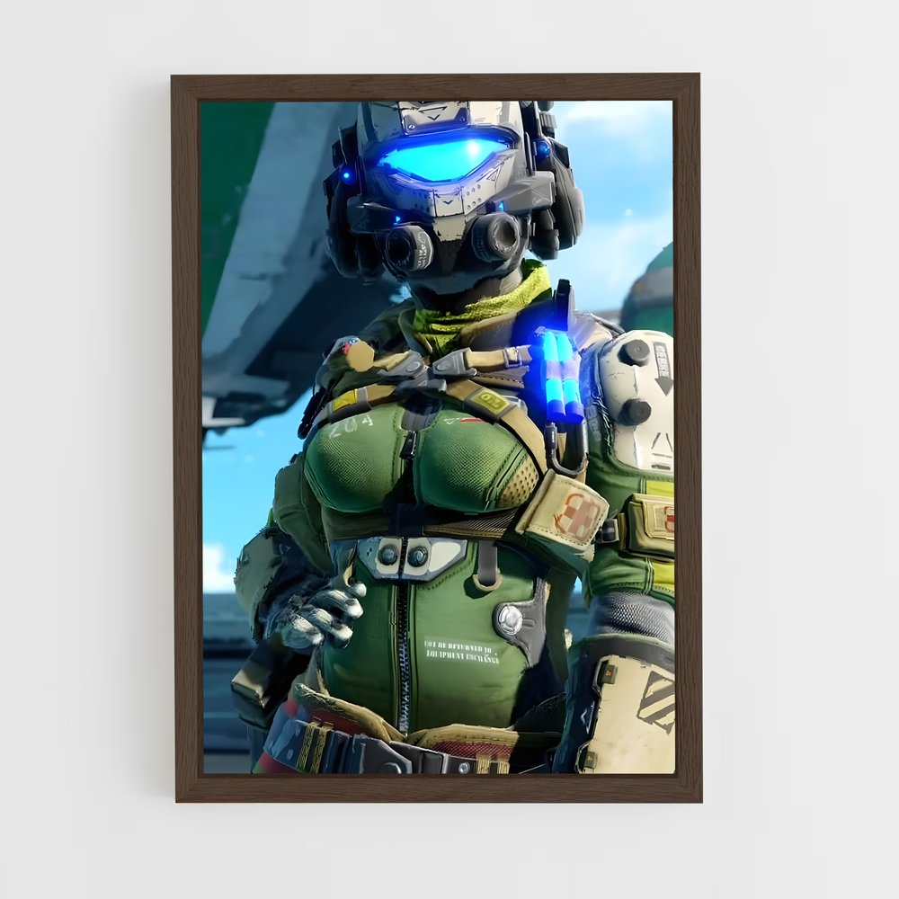 ap-titanfall-9 cadre Bois foncé
