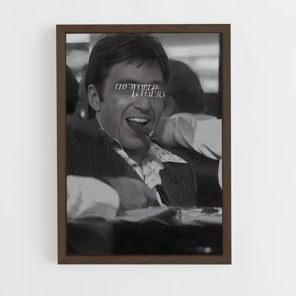 ap-tony montana-10 cadre Bois foncé