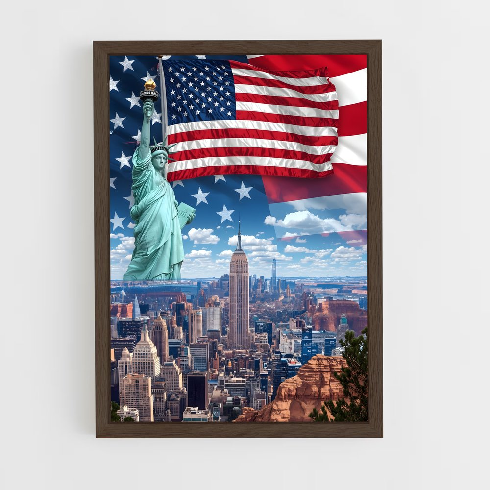 ap-usa today-4 cadre Bois foncé