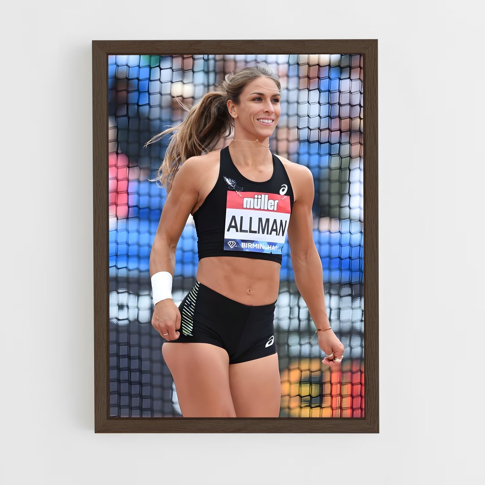 ap-valarie allman-8 cadre Bois foncé