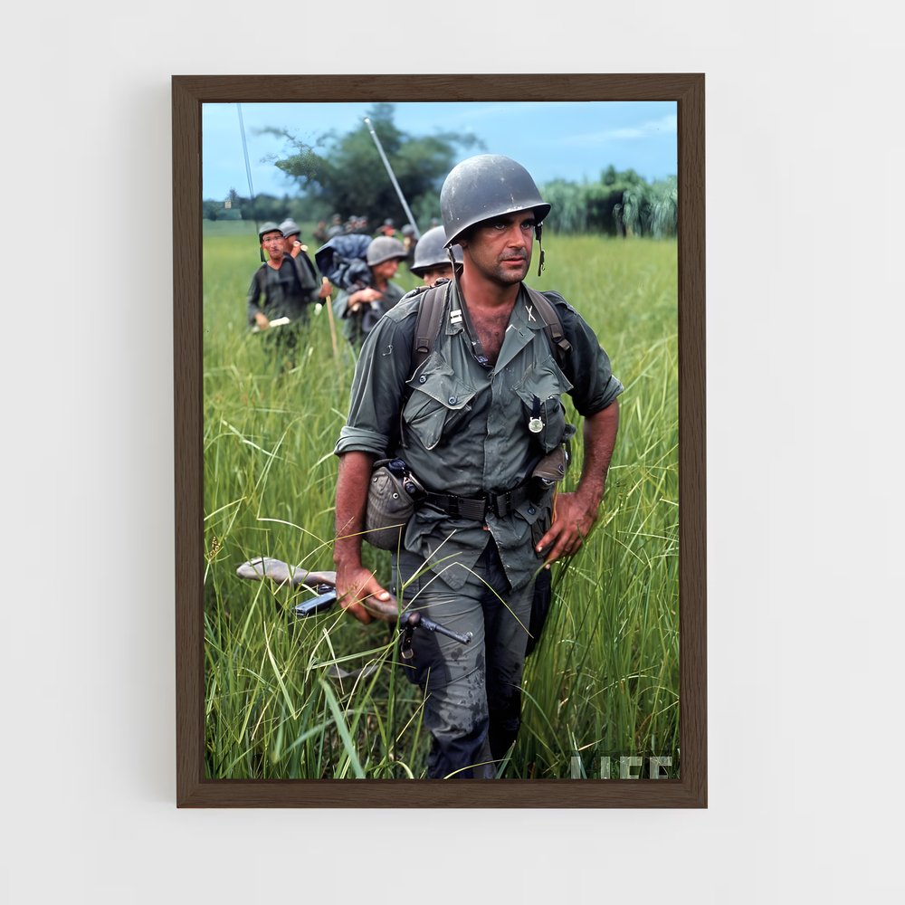 ap-vietnam war-3 cadre Bois foncé