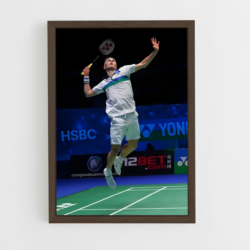 ap-viktor axelsen-1 cadre Bois foncé