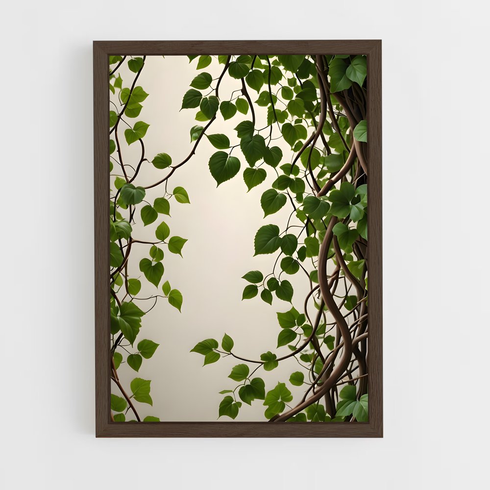 ap-vine-7 cadre Bois foncé
