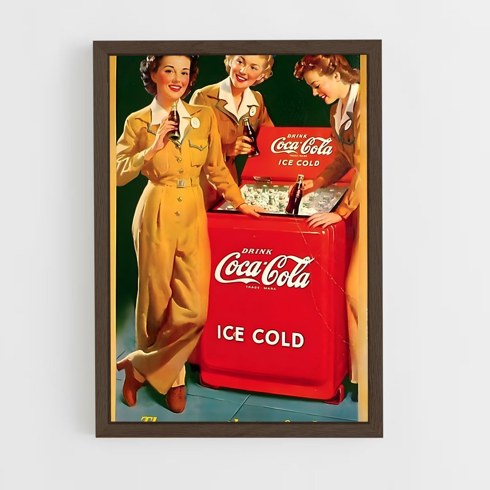 ap-vintage advertising-1 cadre Bois foncé