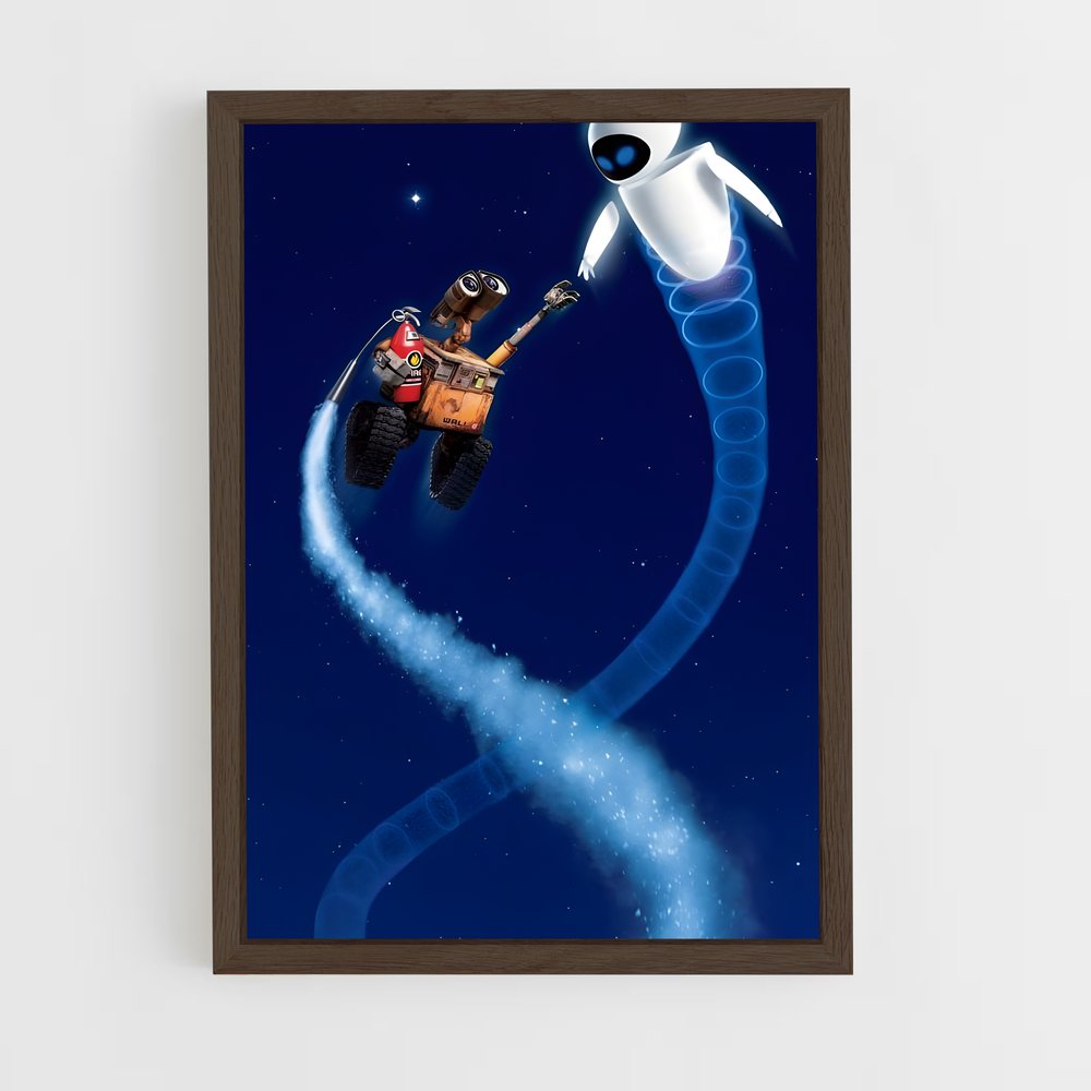 ap-wall-e-4 cadre Bois foncé