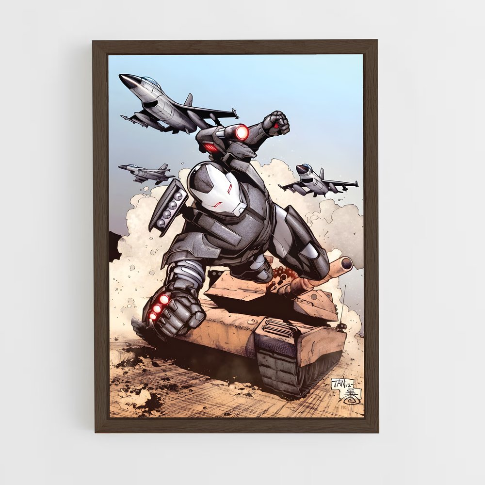 ap-war machine-5 cadre Bois foncé