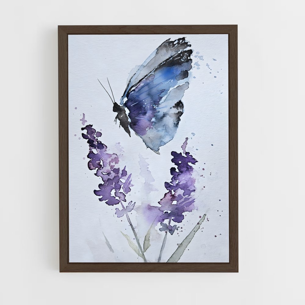 ap-watercolor-12 cadre Bois foncé