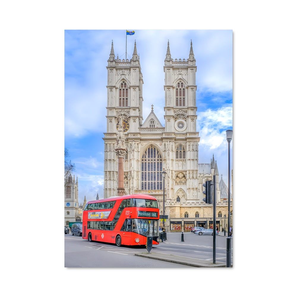 Poster Londres en Rouge