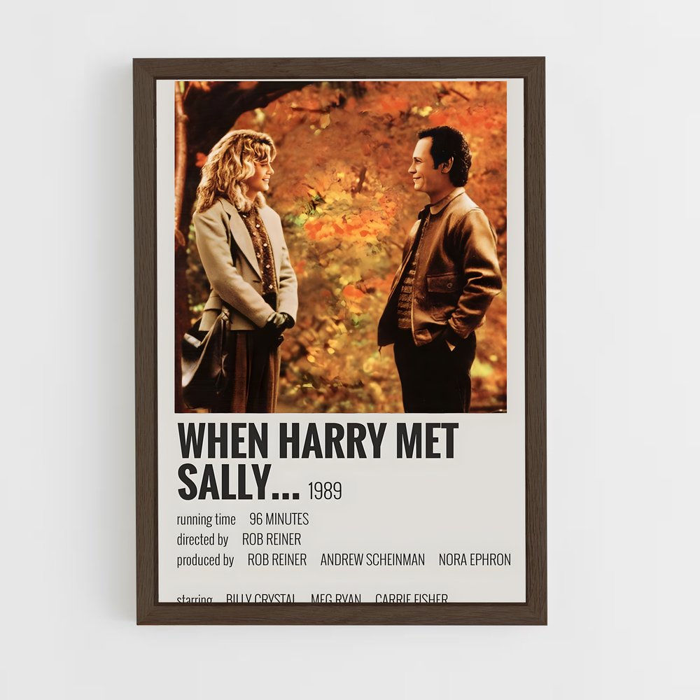 ap-when harry met sally-8 cadre Bois foncé