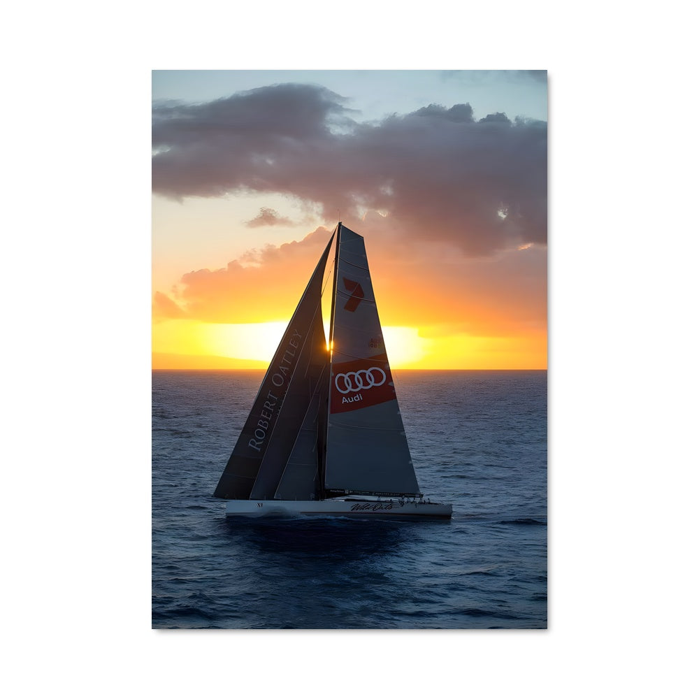 Poster Navigation au Crépuscule