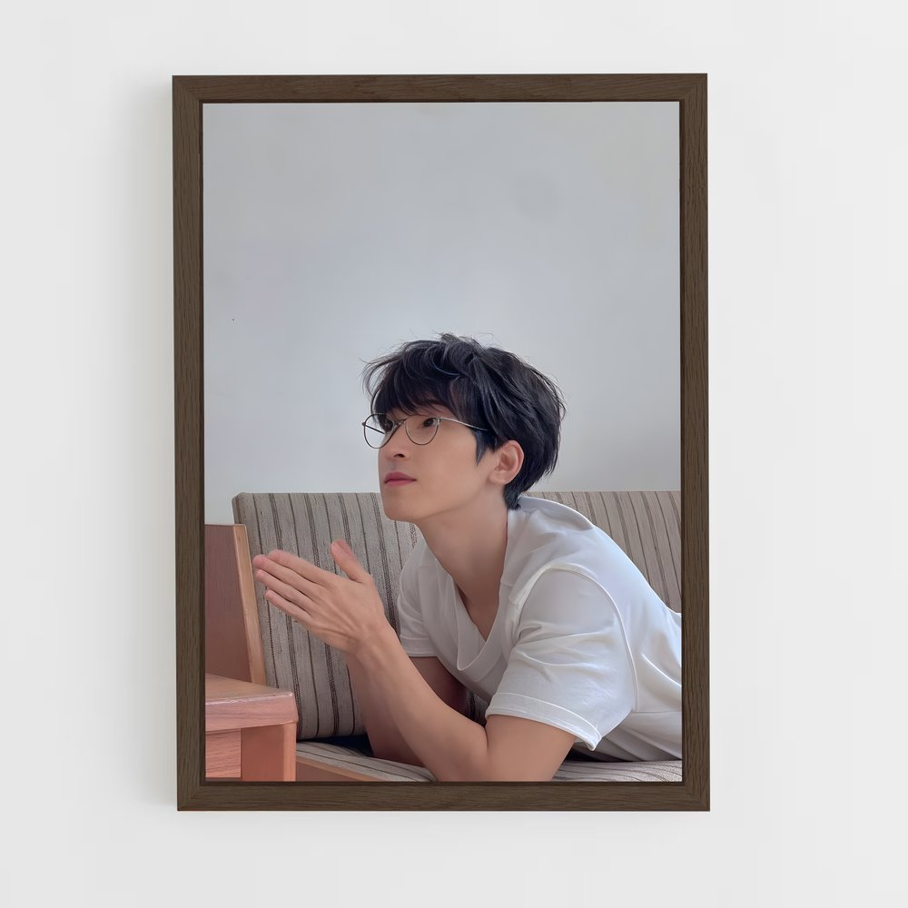 ap-wonwoo-6 cadre Bois foncé