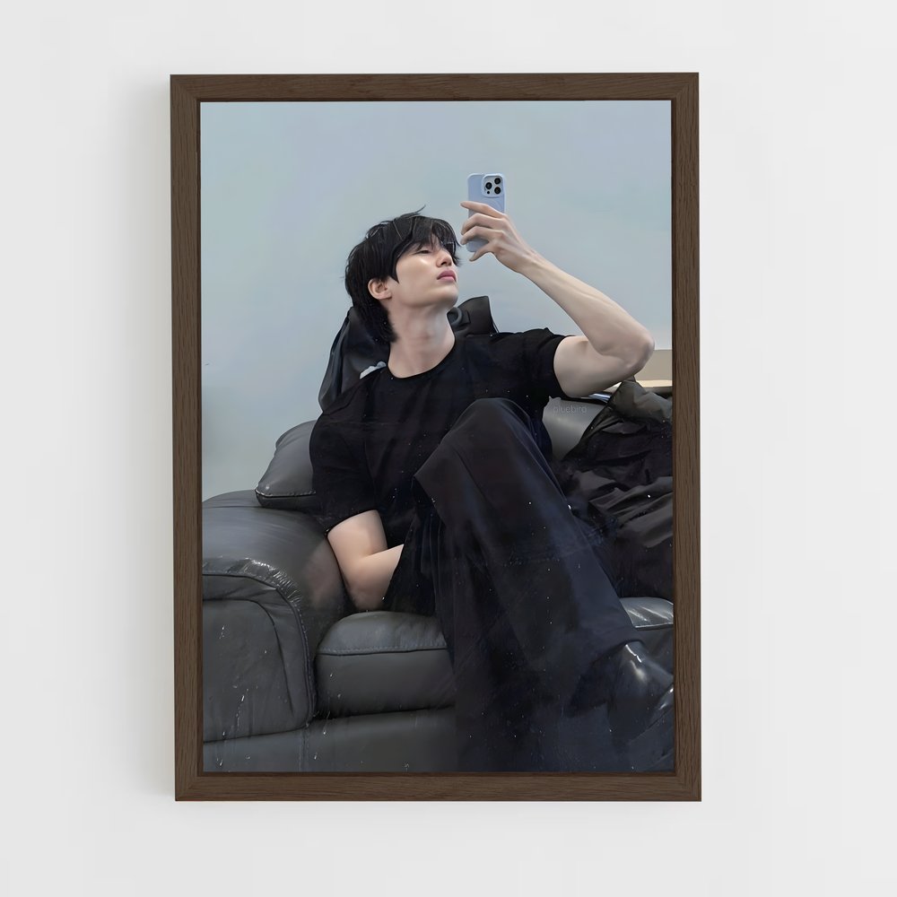 ap-wooseok-2 cadre Bois foncé