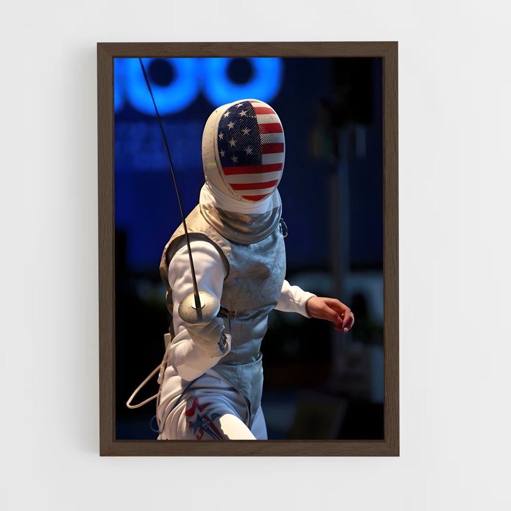 ap-world championships fencing-1 cadre Bois foncé