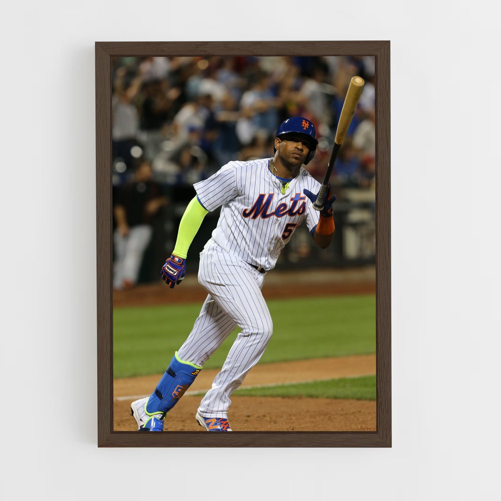 ap-yoenis cespedes-2 cadre Bois foncé