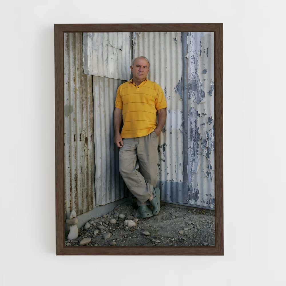 ap-yvon chouinard-3 cadre Bois foncé