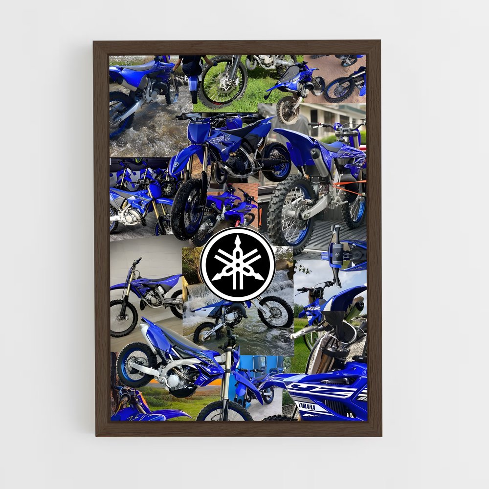 ap-yz125-1 cadre Bois foncé