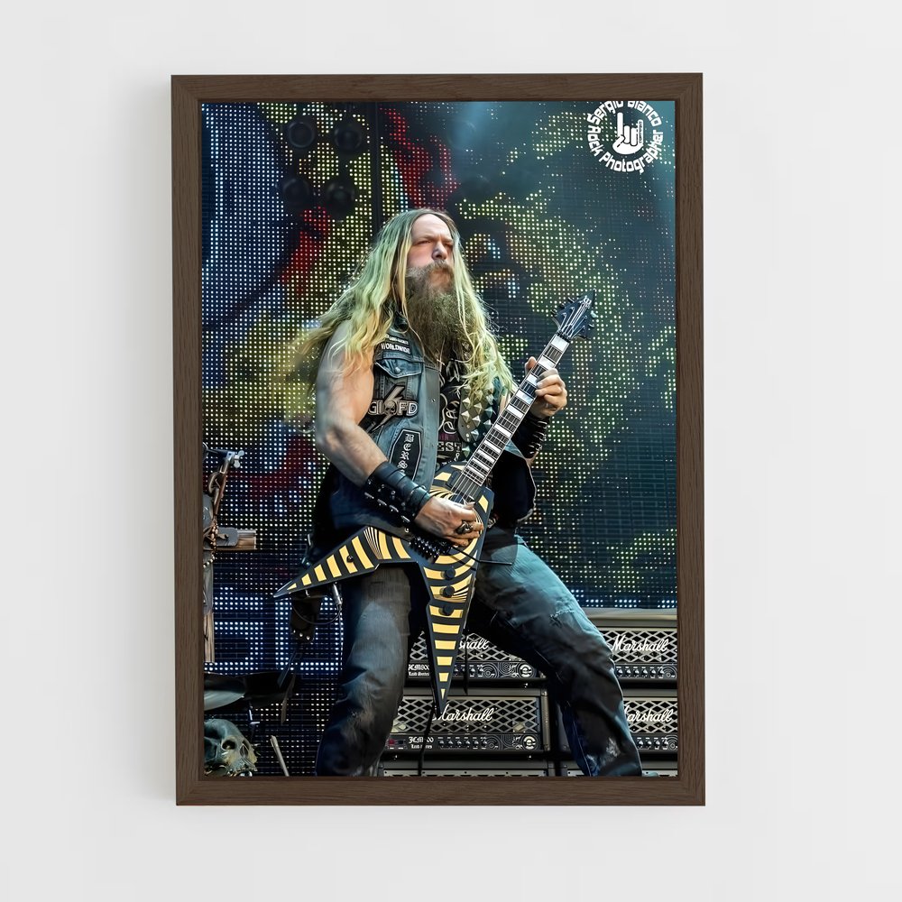 ap-zakk wylde-4 cadre Bois foncé