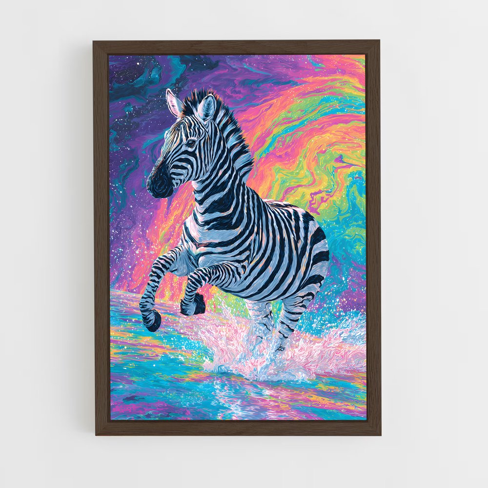 ap-zebra-5 cadre Bois foncé