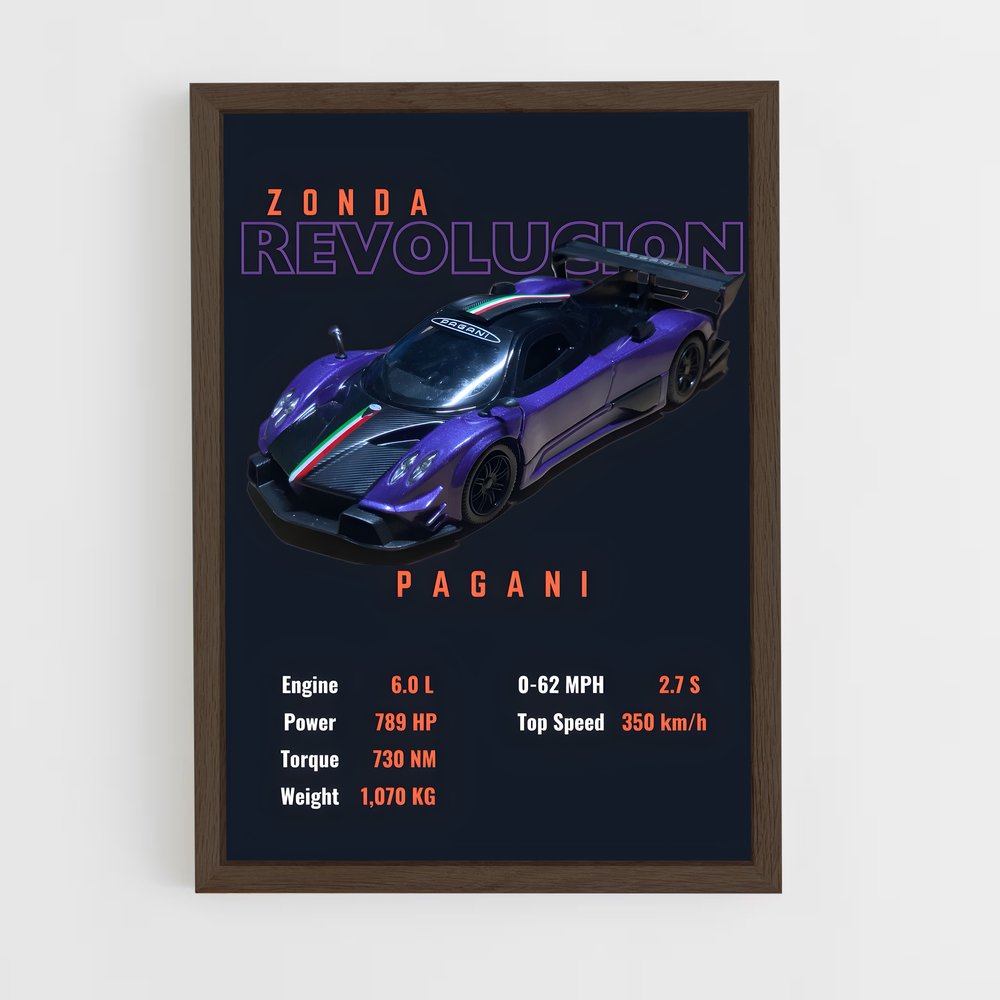 ap-zonda revolucion-3 cadre Bois foncé