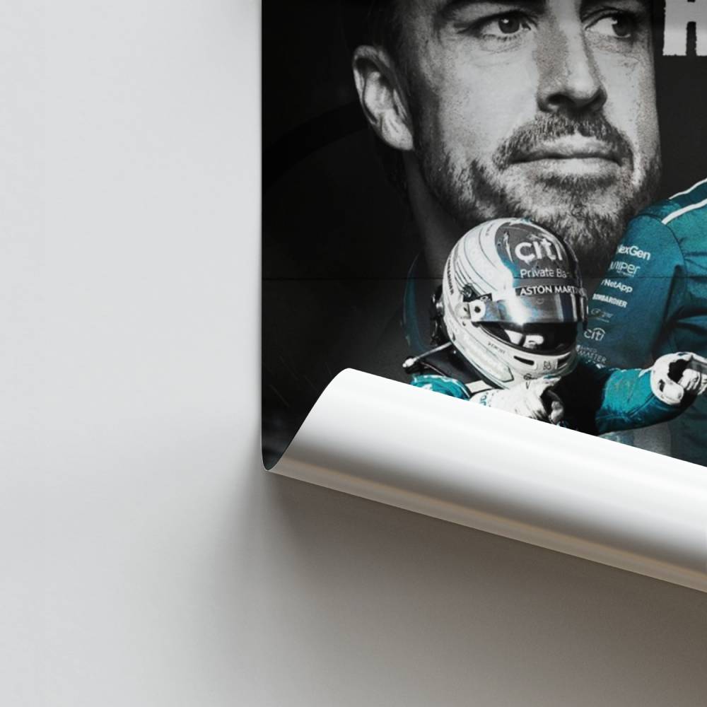 Affiche Aston Martin Alonso