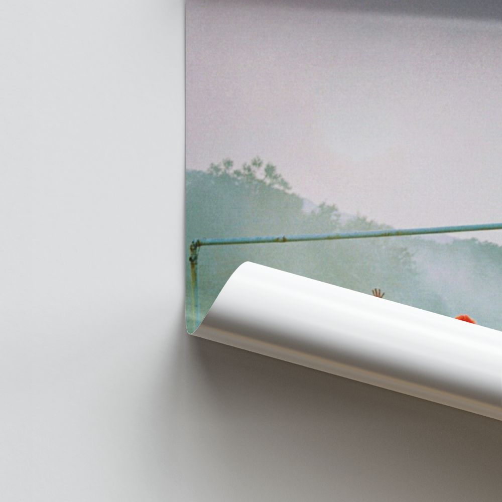 Affiche Big Bang Blauw