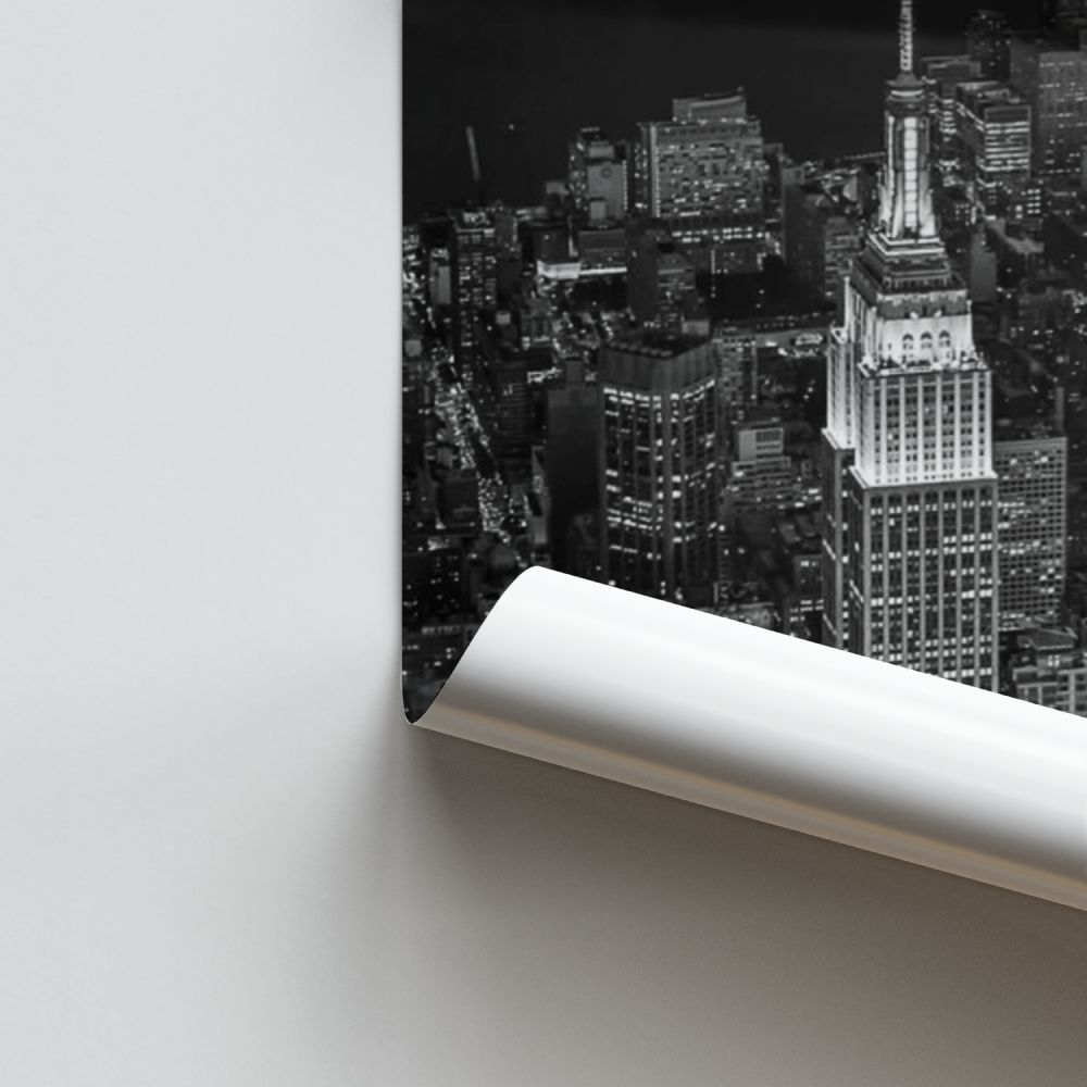 Poster Zwart-witte toren