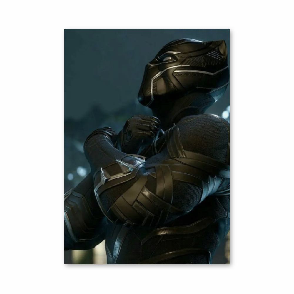 Poster Black Panther Bras croisés