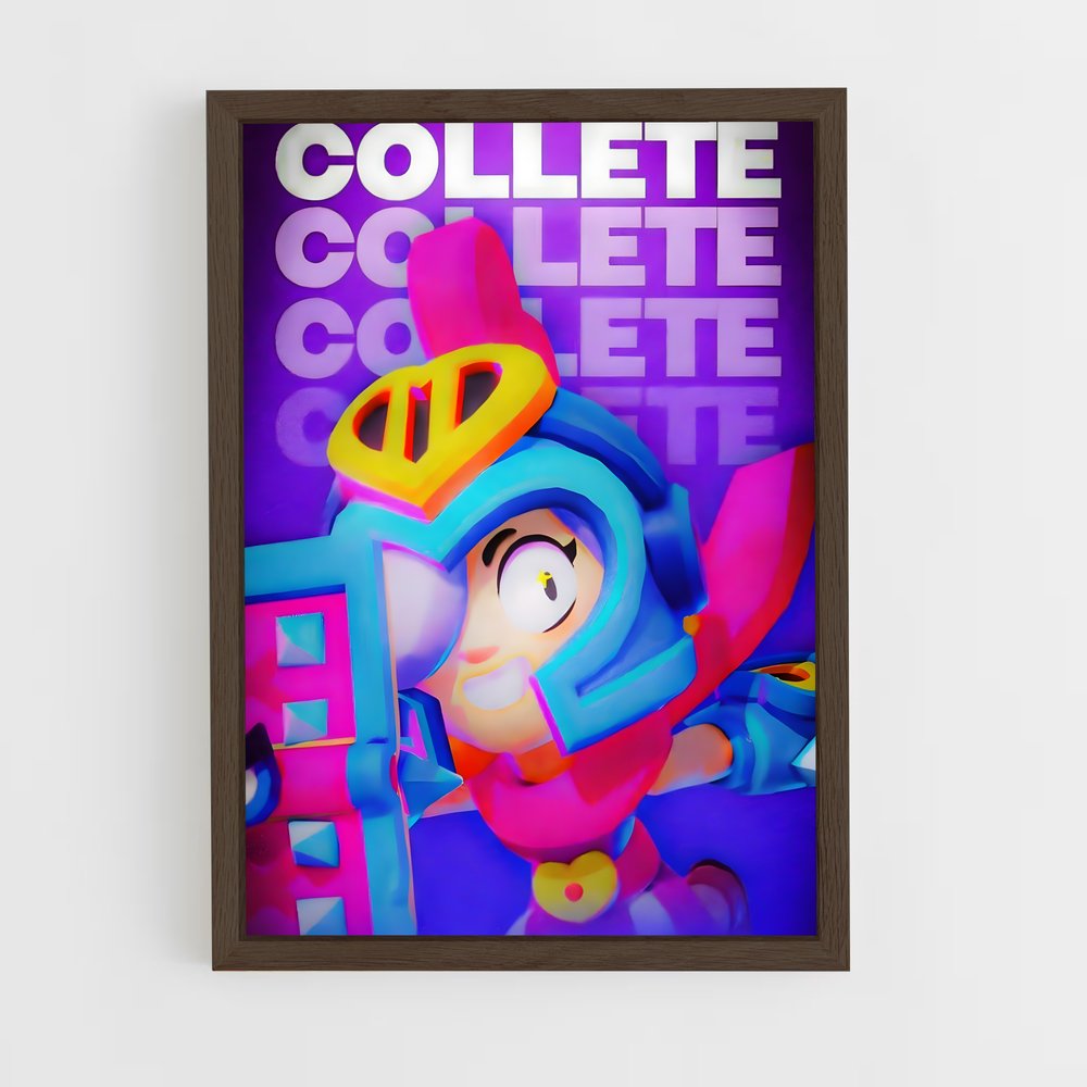 brawl-stars-9 cadre Bois foncé
