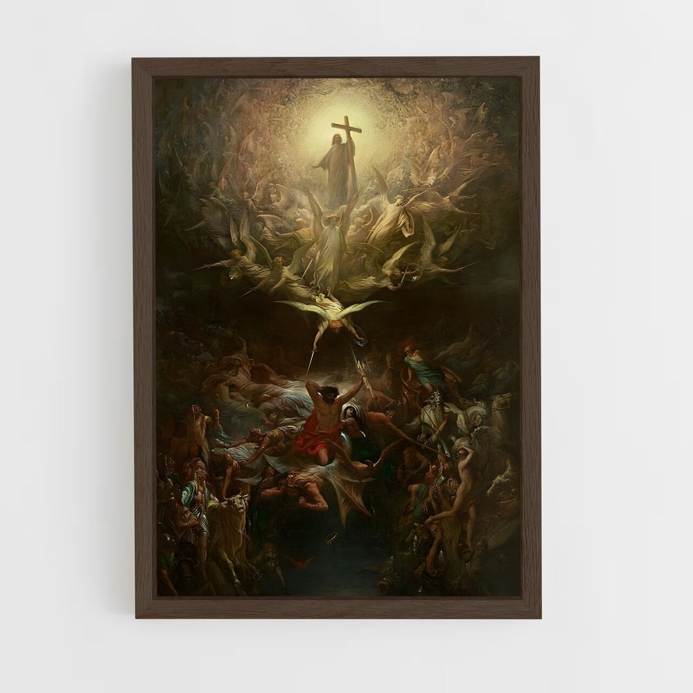 christianism-1 cadre Bois foncé