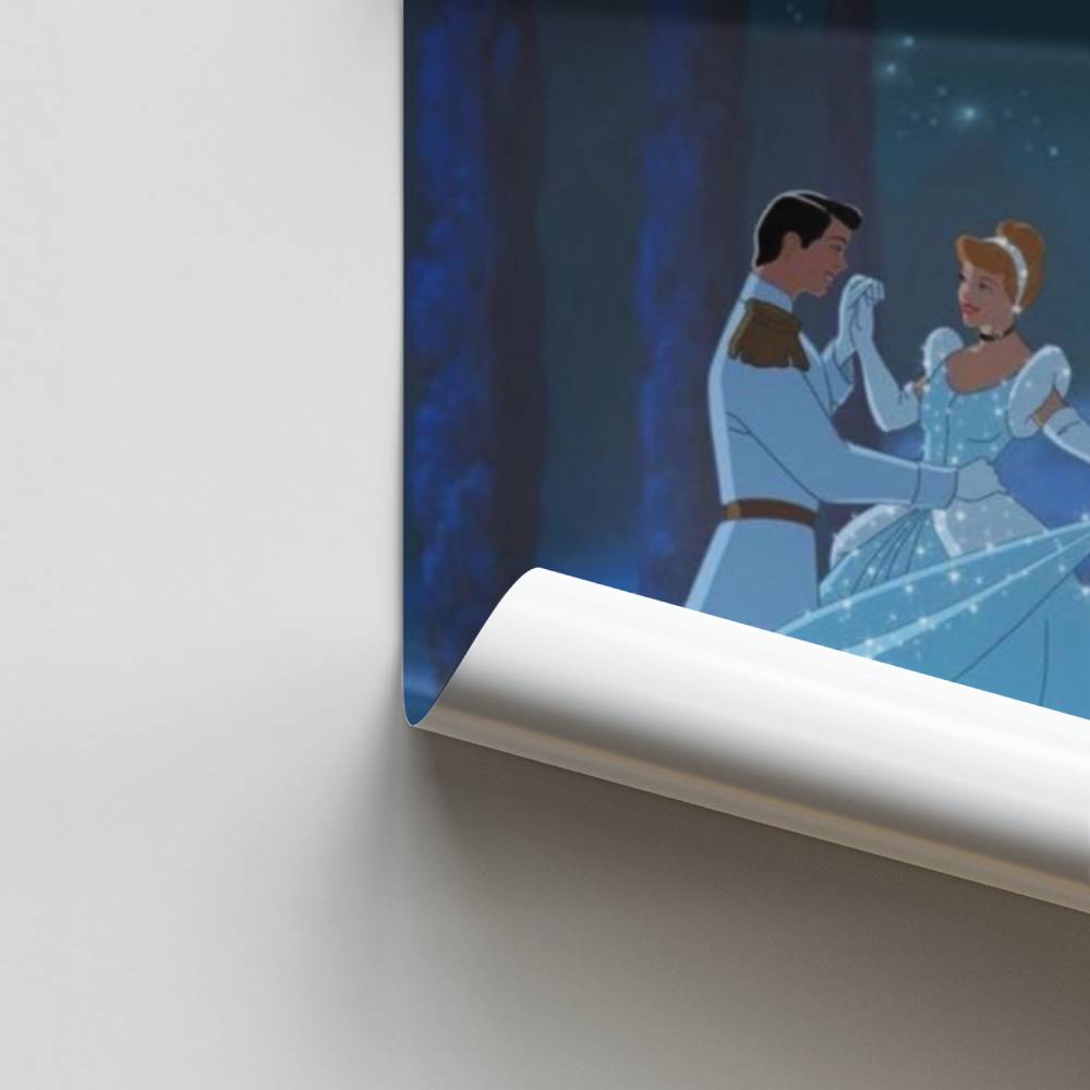 Poster Assepoester en de Prins