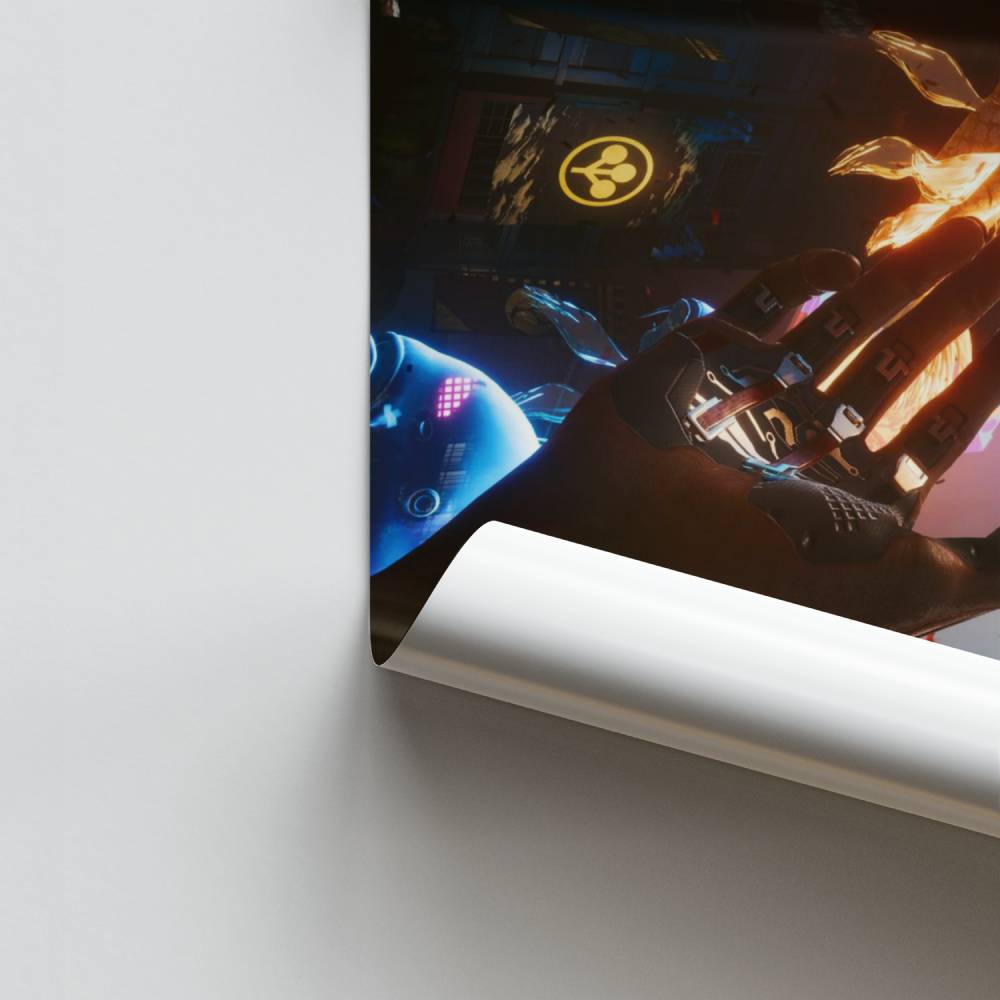 Cyberpunk-handposter