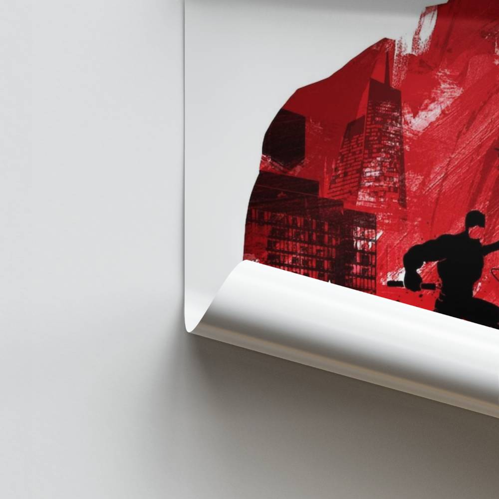 Poster Waaghals Schaduw