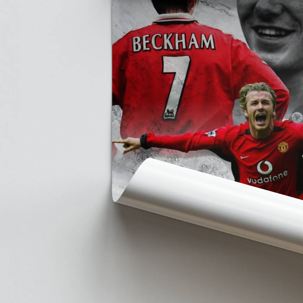 Poster David Beckham-speler