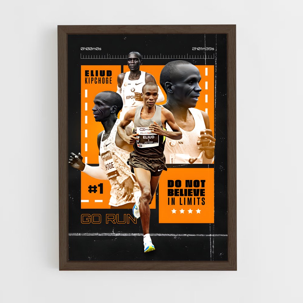 eliud-kipchoge-1 cadre Bois foncé