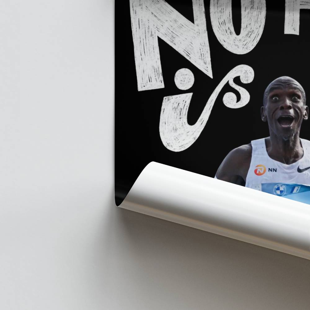 Poster Eliud Kipchoge Geen grenzen